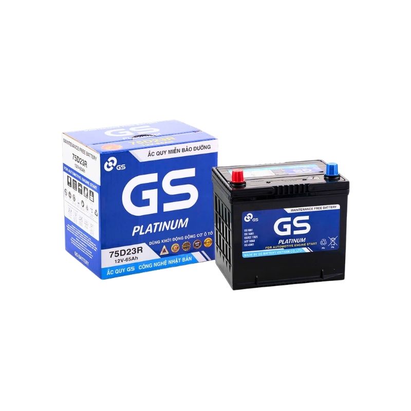 Bình GS MF 75D23R (12V-65Ah)