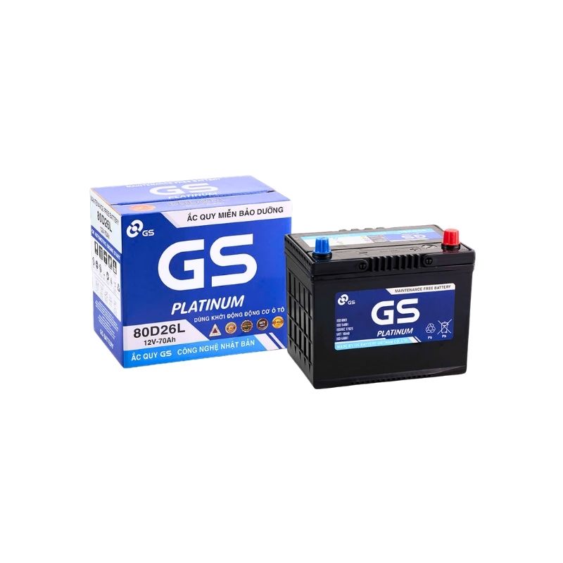 Bình GS MF 80D26L (12V-70Ah)