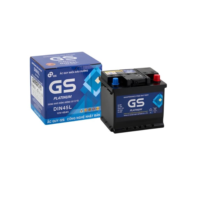 Bình GS MF DIN45L (12V-45Ah)