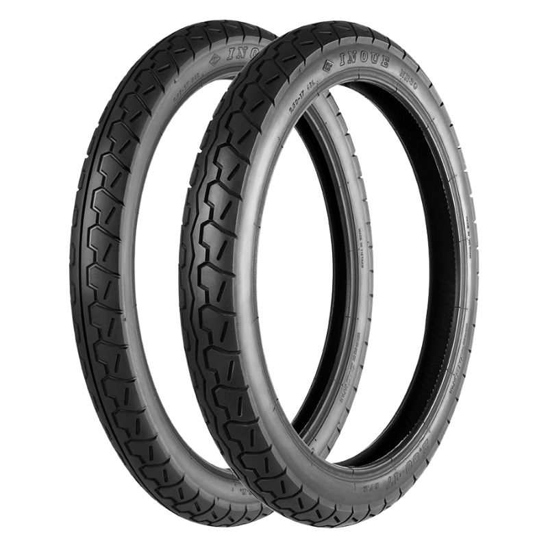 Lốp xe máy IRC Wave (Lốp trước  2.25-17 4PR 33L NF26, Lốp sau 2.50-17 4PR 38L NR30)